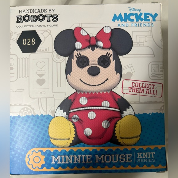 Handmade by robots, Minnie, mouse, collectible, vinyl figure 028 Knit series - Picture 5 of 6